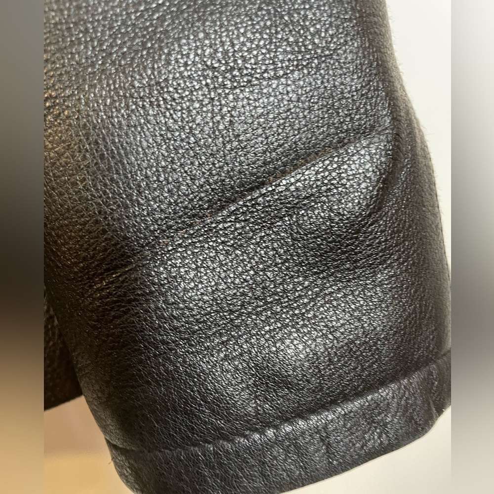 Wilsons Thinsulate Ultra Insulation Pelle Black Leather Bomber Jacket MSRP $315 - Picture 12 of 12